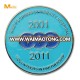 Alloy made soft enamel color challenge coin manufacturer