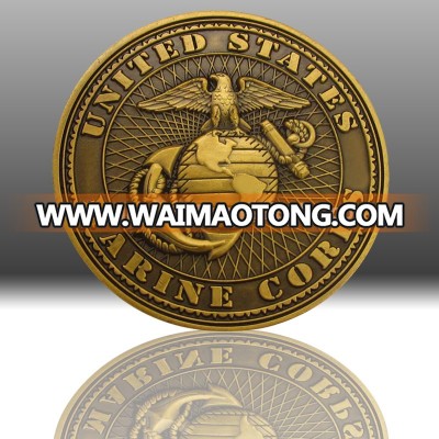 3D Marine Corps Challenge Coin,Challenge Coins USMC